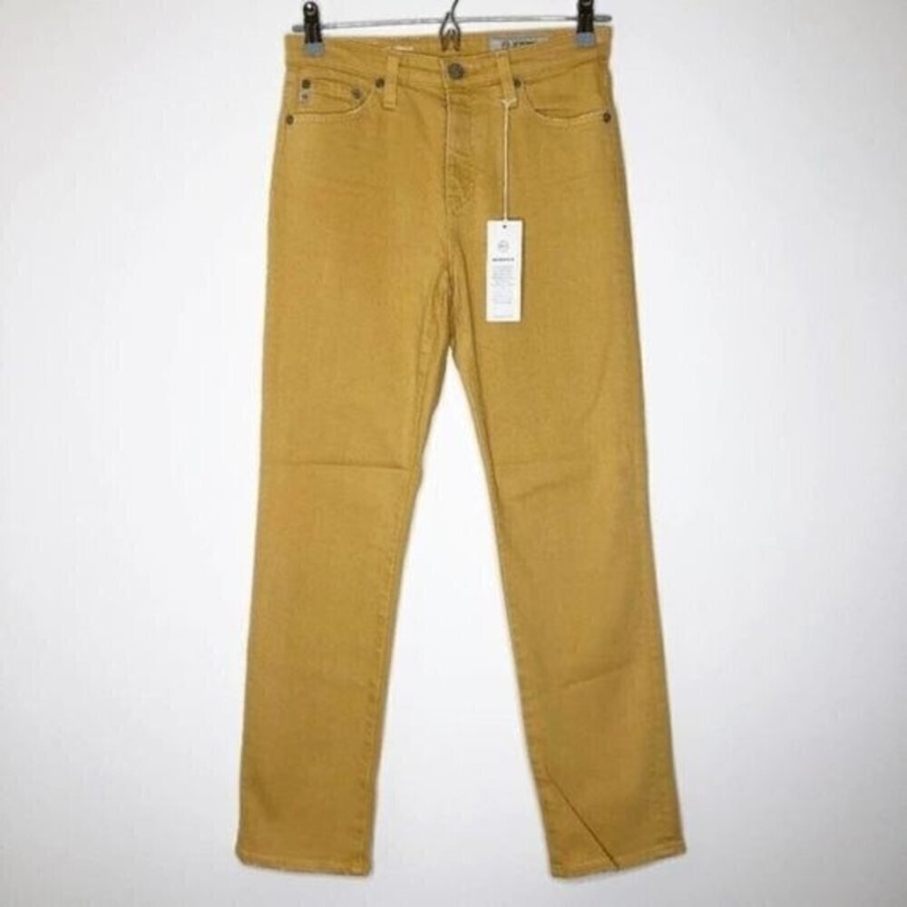 AG The Isabelle High Waist Crop Straight Jeans 